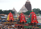 World famous Rath Yatra celebrated in Puri